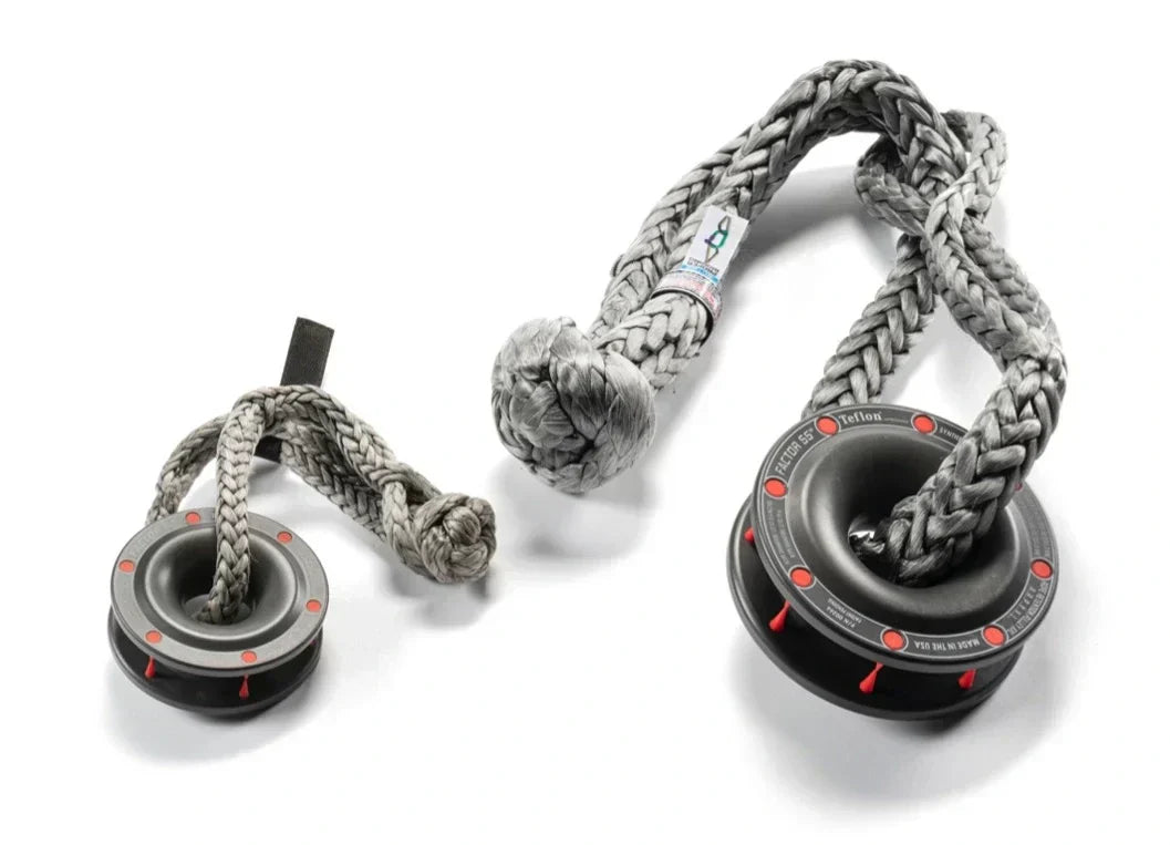 Introducing New Factor 55 Industrial Strength Rigging – Soft Shackle and Rope Retention Pulley