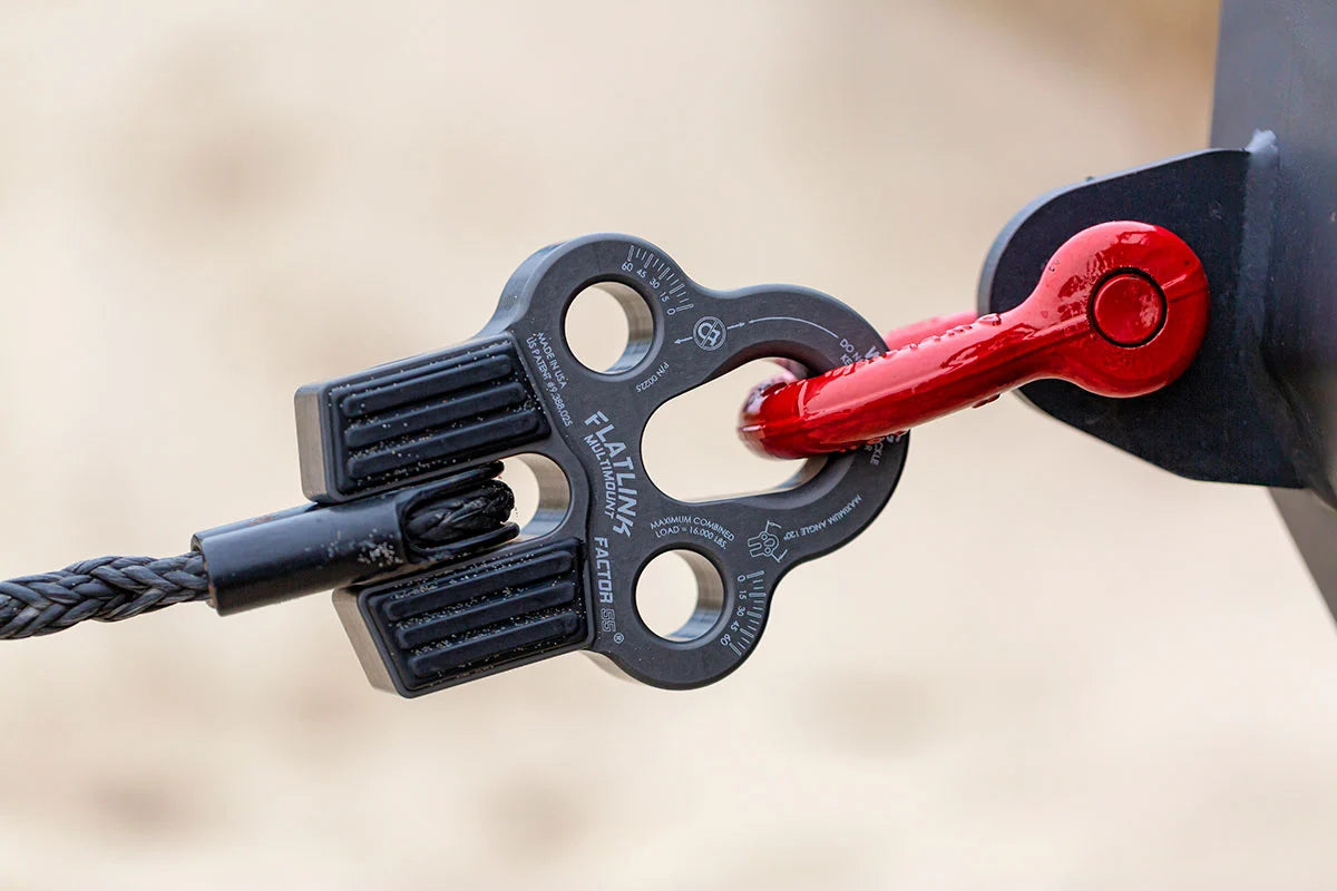FlatLink MultiMount Closed System Winching® Shackle bracket for
