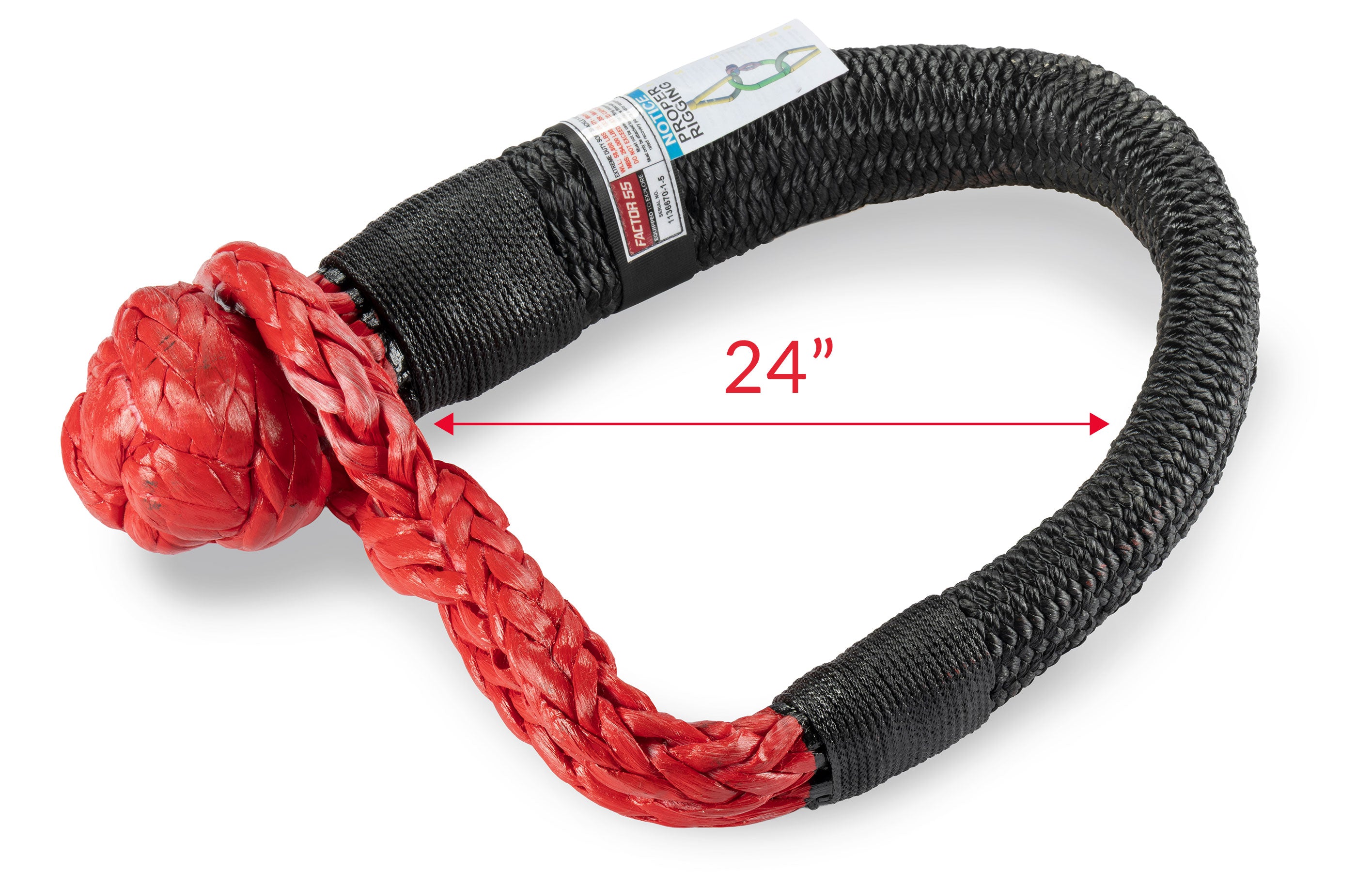 EXTREME DUTY SOFT SHACKLE 1-1/8” X 24” – Factor55