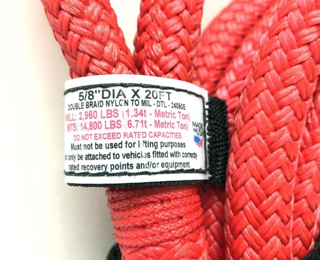 Extreme Duty Kinetic Energy Rope 5/8″ x 20′ – Factor55