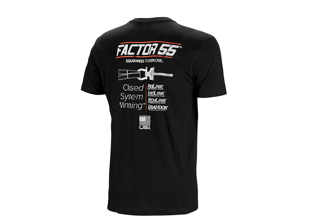 Factor 55 Equipped to Explore T-shirt - black – Factor55