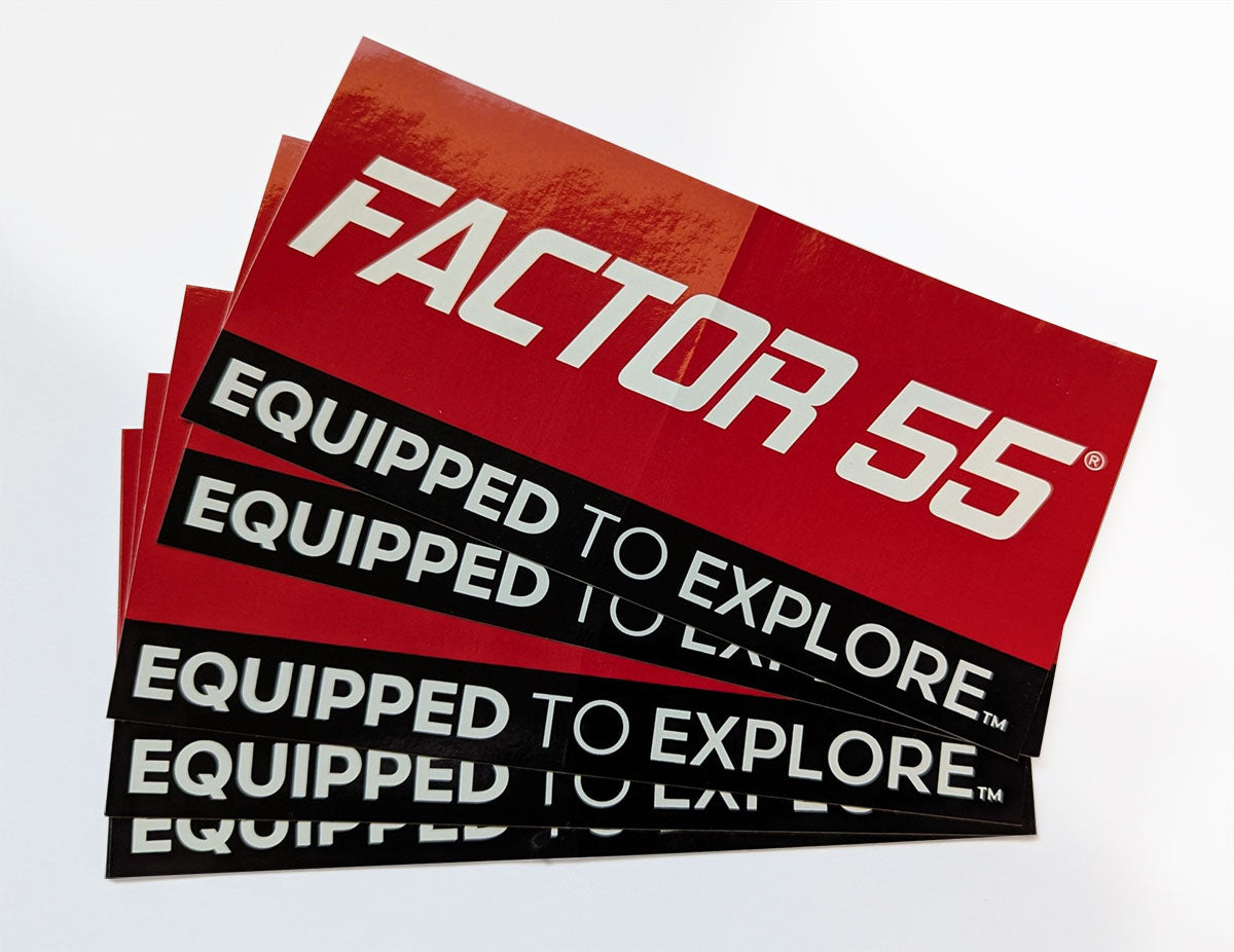 No. 55 Sticker Factor 55 Sticker Pack – Factor55