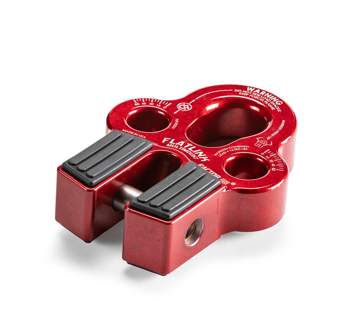 FlatLink MultiMount Closed System Winching Shackle bracket for