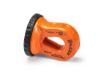 Splice on shackle in orange, front view